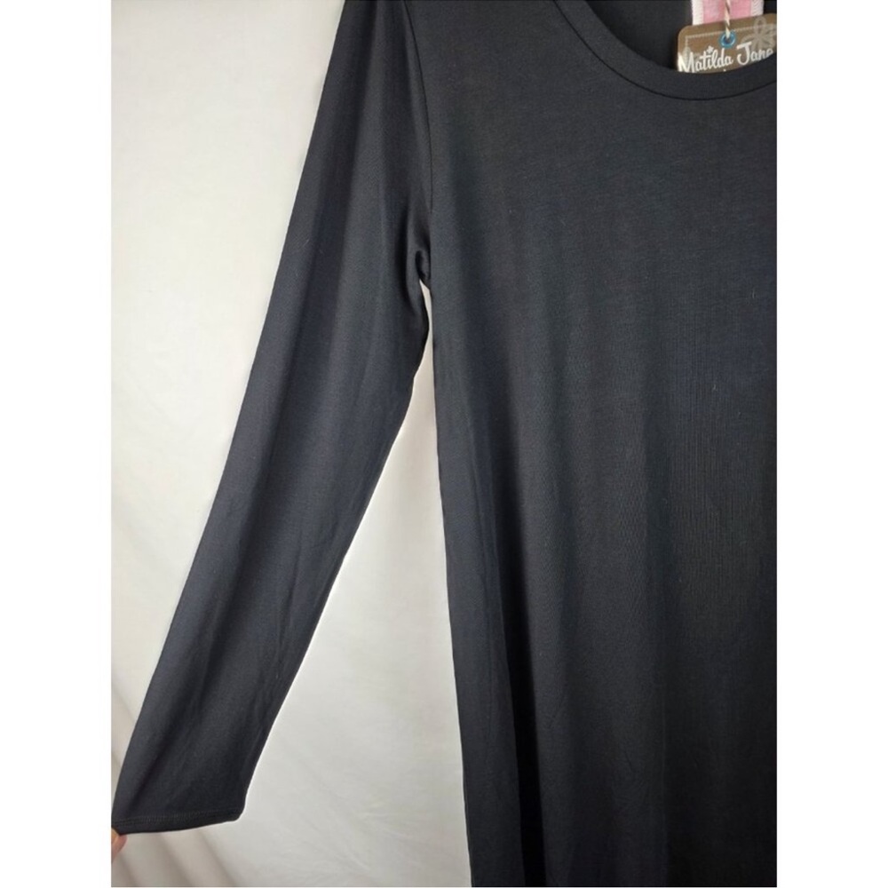 Matilda Jane Black A-line Long Sleeve Dress - Picture 2 of 5